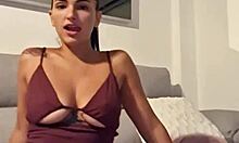 i come home horny from party and use realistic dildo on pussy