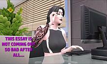 yo, my goth girlfriend in sims 4 futa is unreal! 😍