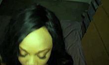 blowjob by a beautiful wench