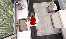 yo, my goth girlfriend in sims 4 futa is unreal! 😍