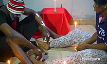 hot amateur threesome with cumshot! group action