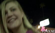 roxy lovette gets rough pov sex with her shaved pussy