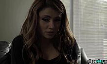 Extremely hot teen babysitter Adria Rae gets anal fucked by Charles Dera