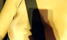 Brazilian Brunette Shows Big Tits In Traffic