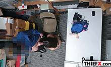 Taylor May punished for swiping burglar's big cock blowjob