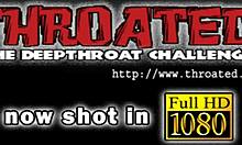 Having stud's cock in her mouth thrills lusty darling with ball licking