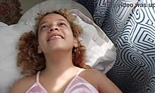 Bony has tight pussy, I cum on her part 2