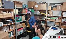 Taylor May punished for swiping burglar's big cock blowjob