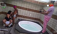 experienced cougar scenes with tattooed young guy and big cock