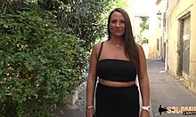 mila and angelina, two naughty brunettes banging together hard