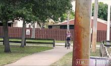 Hot Blonde Teen Avalon Heart Enjoys a Steamy Post-Workout Session