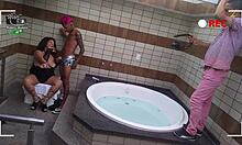 experienced cougar scenes with tattooed young guy and big cock