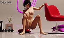 Cute brunette elizabeth exclaims while masturbating with anal toys and assfucking!