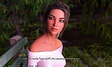 Cute brunette in Being a Dik 04 hentai wants huge cock in her curvy body