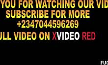 step brother's girlfriend visits office for close encounter