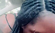 Boyfriend's big cock cumshot in mouth after sucking