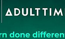 Mommys girl - big naturals milf & her stepdaughter rub each others pussy during internet issue