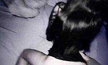 the brunette witch devours men on halloween, captured on homemade camera