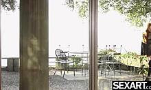 Stunning Redhead Jia Lissa Rides Huge Dildo to Multiple Wild Orgasms in Solo