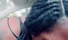 Boyfriend's big cock cumshot in mouth after sucking