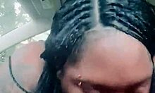 Boyfriend's big cock cumshot in mouth after sucking