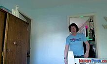 Nerds Blast Cum On Amateur's Face