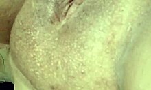 Amateur with small tits reaches orgasm masturbating