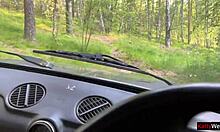 Public Pickup - Cute Girl Asked For A Ride In The Car And More