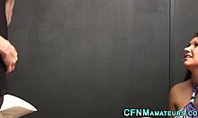 i watch classy teen tugging in cfnm