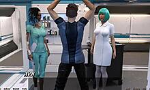 Mature alien wants to touch huge cock