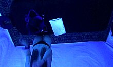 Gigi Breeze Enjoys Blacklight Massage Session
