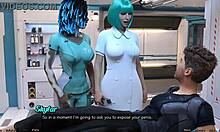 Mature alien wants to touch huge cock