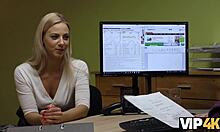 hey, vip4k has this czech blonde nathaly spreading legs to solve problems for cash