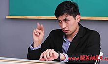 Teen Sara fucked by teacher in classroom