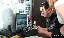 Holy shit, that petite french student getting sodomized with a huge facial!