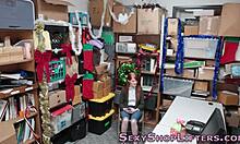 Amateur Redhead Caught with Monster Cock Facial and Blowjob