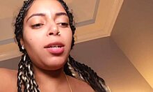 Big booty latina gets fucked by monster cock in interview