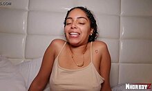 Big booty latina gets fucked by monster cock in interview