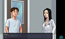 in summertime saga 33, i fuck the hot sexy asian teacher in college