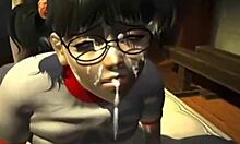 Cute Student with Big Tits Fucked in Car