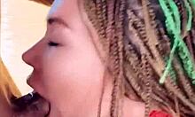 petite babe was put on leash and fucked in ass until filled with cum