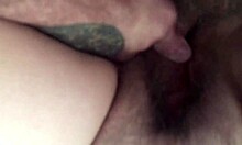 Intense Amateur Pussyjob Close-Up from Girlfriend's POV