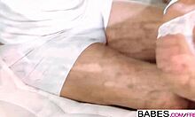 Leony april in white leather.