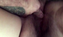 Intense Amateur Pussyjob Close-Up from Girlfriend's POV