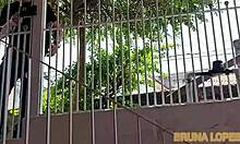 In a fetish taboo, the naughty furniture assembler fucks sexy bruna in lingerie as payment.