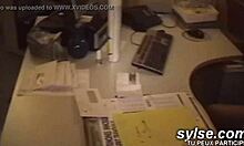 lesbian duo caught in car by firemen during steamy outdoor doggystyle in public.