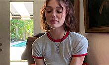 Freaky Little Step Sister Sucks Huge Cock in Family Therapy