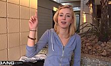 i can’t believe haley reed gave our bang producer such a sloppy blowjob outdoors