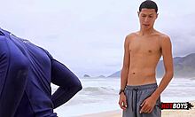 Fodendo o cu do surfista safado: A wild gay POV adventure