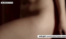 Artistic depiction of Czech teen beauty in European nude style.